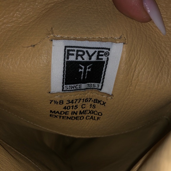 Black Frye leather boots 7.5 - Picture 2 of 5